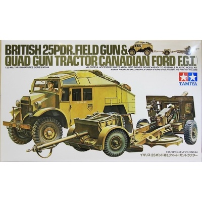 Tamiya 35044 British 25pdr Gun&Quad 1:35