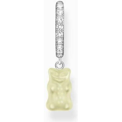 Thomas Sabo x Haribo kusová náušnice White goldbear CR726-052-14