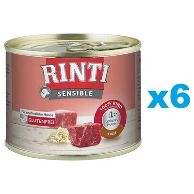 Rinti Sensible Adult Hovädzie mäso s ryžou 6 x 185 g