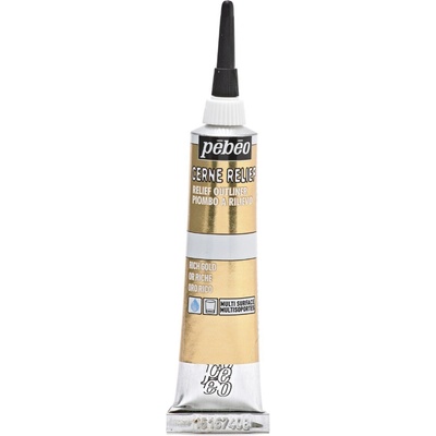 Pébéo Vitrail Kontúra na sklo 20 ml Rich Gold