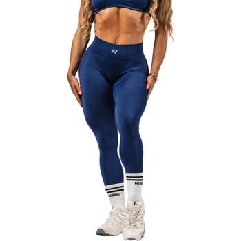 Nebbia Tvarujíci bezešvé maximum push-up legíny FLOW SEAMLESS 497 modré