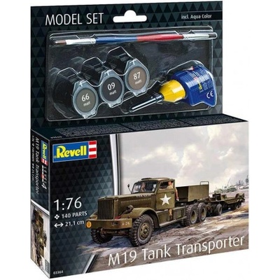RevellModelSetM19 Tank Transporter 63364 1:76