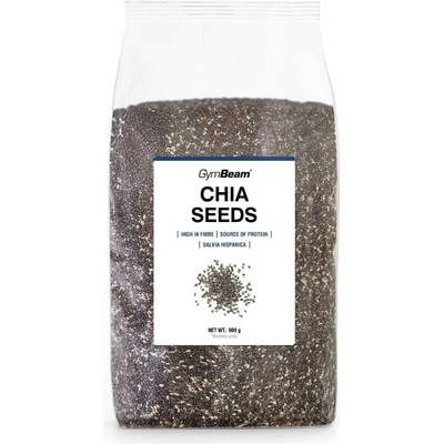 GYM BEAM GymBeam Chia semienka bez príchute 900 g