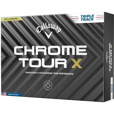 Callaway Chrome Tour X 24 Triple Track bílé 3 ks