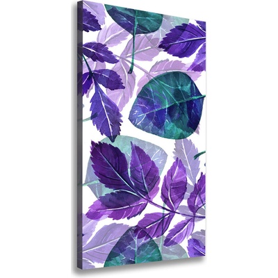 Vertikálny moderný fotoobraz canvas na ráme Lístie 50x100 cm