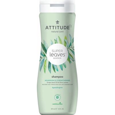 Attitude Super leaves šampón pre suché a poškodené vlasy 473 ml
