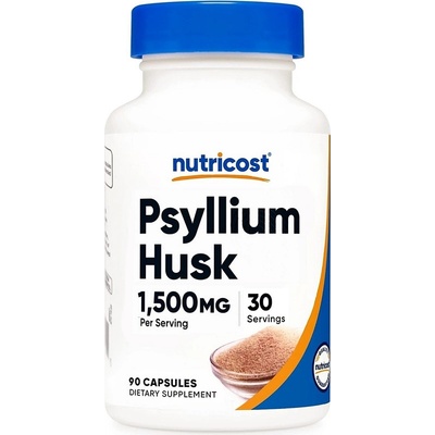 Nutricost Psyllium Husk 1500 mg, 90 Capsules