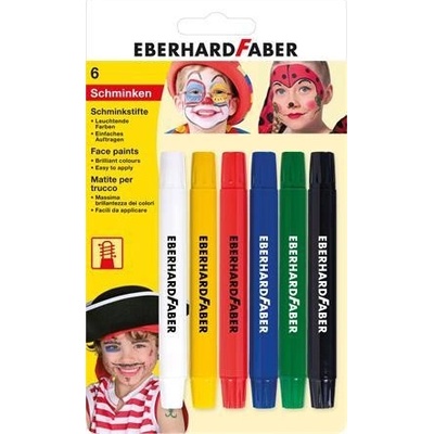 Faber Castell Farby na tvár, sada vysúvacie 6 rôznych farieb
