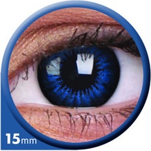 MaxVue Colour Big Eyes Cool Blue trojmesačné dioptrické 2 ks