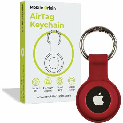 Mobile Origin AirTag klíčenka Červená FRL-ATKC-RED