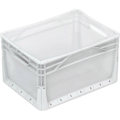 Eurobox s celou stěnou, transparentní, 20 l, 22 x 40 x 30 cm