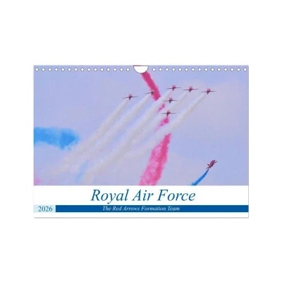 Royal Air Force The Red Arrows Formation Team Wall DIN A4 landscape CALVENDO 12 Month Wall 2026