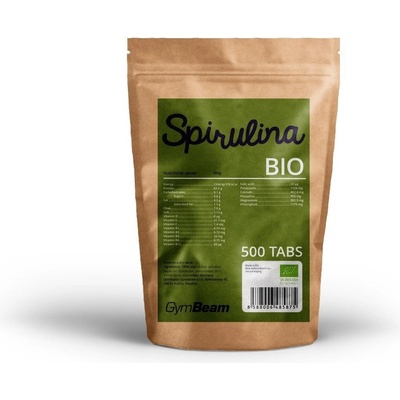 GymBeam Bio Spirulina 500 mg 500 tablet – Zboží Mobilmania