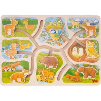 Image 1 of Goki Плъзгащ пъзел Goki - Кой на кого принадлежи (57749)