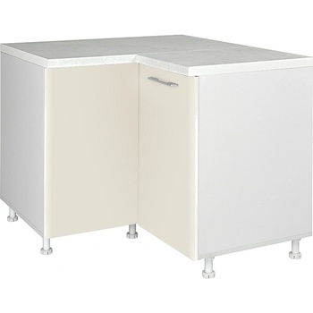 Matis Кухненски шкаф ъглов долен in mdf du 2k бежов гланц