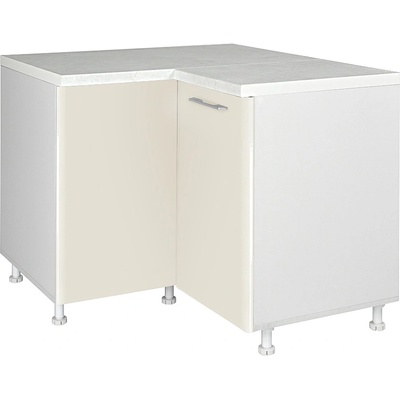 Matis Кухненски шкаф ъглов долен in mdf du 2k бежов гланц