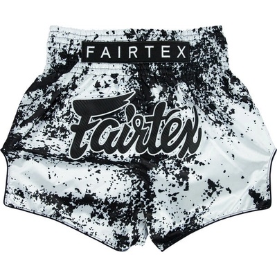 Fairtex Thajské šortky BS1948 Grunge White