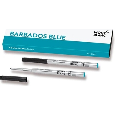 Montblanc Náplň do kuličkové tužky M 2 ks barbados blue 1503/7116219