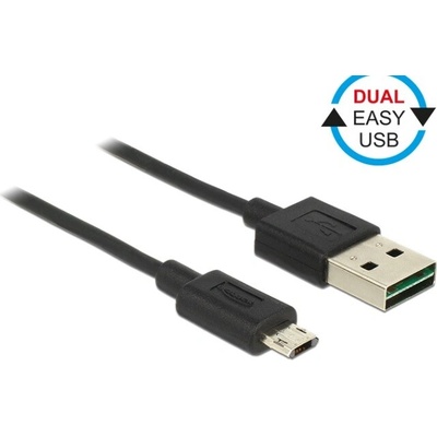 Delock 84804 USB - Micro USB typ B (M) do USB (M) - USB 2.0 20cm