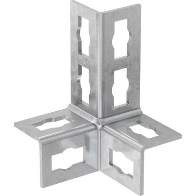 Fischer PFUF 3D zl montážní úhelník ocel 569756 10 ks