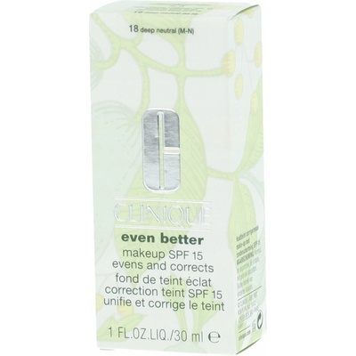 Clinique Even Better make-up SPF15 projasńující make-up 18 Deep Neutral 30 ml