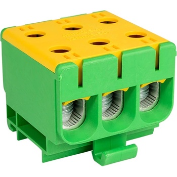 ELMARK КЛЕМА ЗА din ШИНА 3Х2.5-50ММ2 ЖЪЛТ/ ЗЕЛЕН (31108yg)