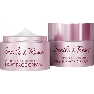 Revive Интензивен подмладяващ нощен крем за лице с екстракт от охлюви и розово масло 50мл
