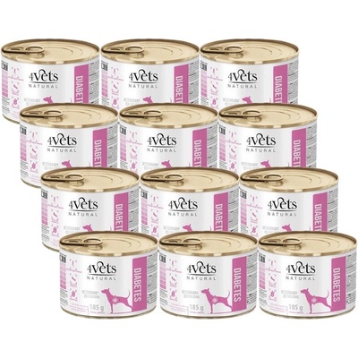 4Vets Dog Diabetes 12 x 185 g