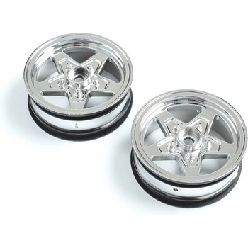 Losi 22S Dragster: Disk kola přední chrom 2 1:10