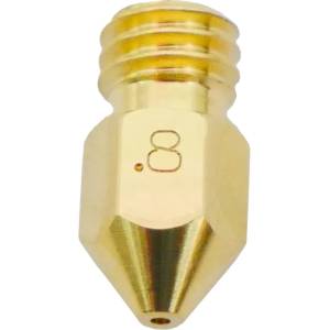 E3D Месингова дюза MK8 - 0, 8 mm (MK8-NOZZLE-0800)