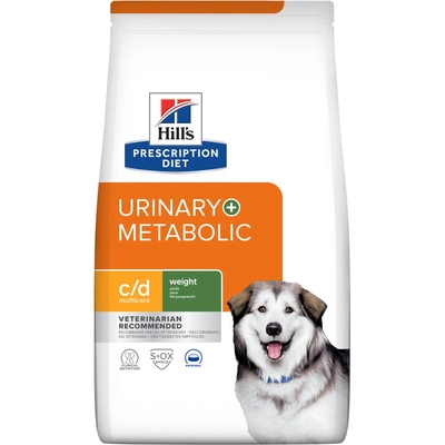 Hill's Prescription Diet C/D & Metabolic Močový systém granule pre psov 12 kg