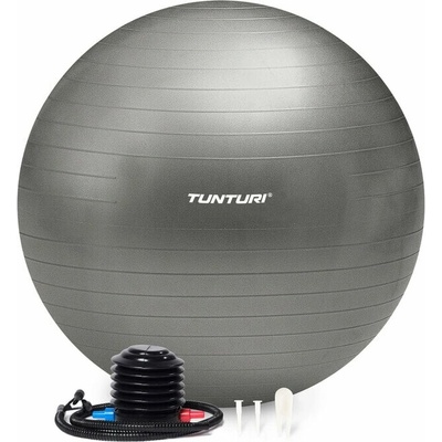 TUNTURI zesílený Gymnastický míč s pumpičkou 65 cm Stříbrný