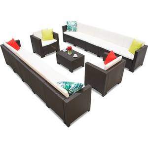 BICA Техноратанов комплект с два големи дивана Colorado Coffee Max 12 кафяв Bica (BCCOL12BR)