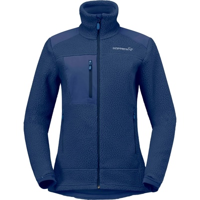 Norrøna Дамско поларено яке Norrøna Women's Trollveggen Warm3 Jacket Fleece jacket - Indigo Night (105-6995-0112)