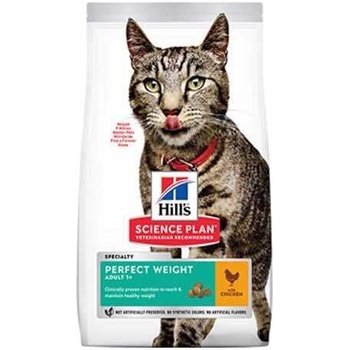 Hill's Суха храна за котки Hills Cat Adult PERFECT WEIGHT Chicken 1.5 kg (HA124PWC1.5)