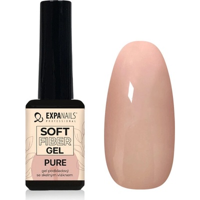 Expa nails Uv Led gel podkladová báze se skelnými vlákny Soft Fiber pure 11 ml