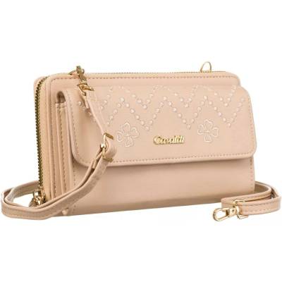 Cavaldi Crossbody koženková mini dámská peněženka/kabelka M-13-8000 BEIGE