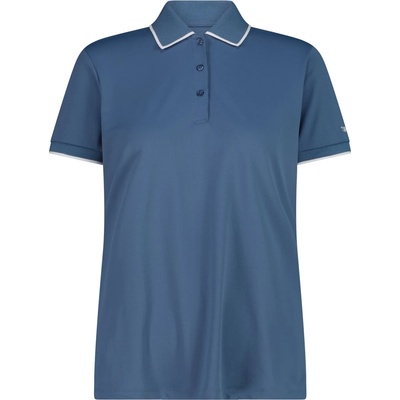 CMP Дамска поло тениска CMP Women's Polo Stretch Piquet Polo shirt - Space - размер 42 (EU) (916-1606-1215)