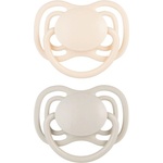 Canpol Силиконови залъгалки Canpol - Nude, за момичета, 0-6 м, 2 броя (23/228_cre) - baby
