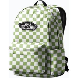 Vans Детска градска раница Vans Old Skool Grom Check 18 l checkerboard lime burst
