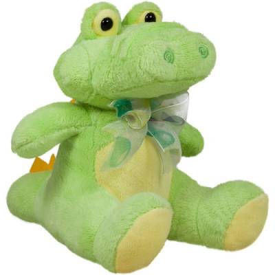 Амек Тойс Плюшена играчка Амек Тойс - Крокодилче с панделка, зелено, 15 сm (51231)