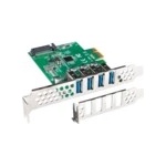 Lanberg pci express x1 card->4x USB-A 3.1 gen1 low profile (PCE-US3-004) - pic