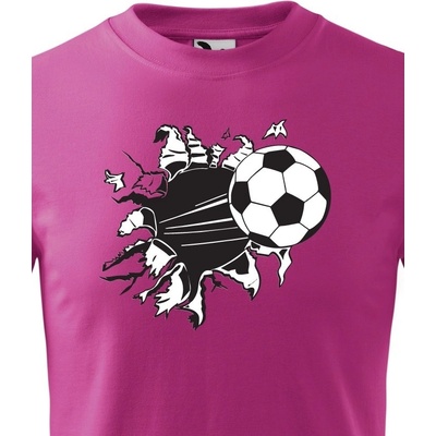Dětské tričko Fotbal Purpurová