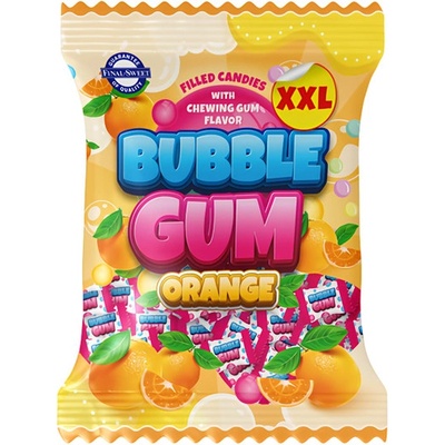 Final-sweet BUBBLE GUM Orange 300 g
