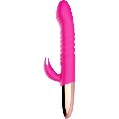 BoT Vibrátor dobíjecí tahový vibrátor USB 10 funkcí