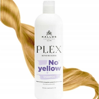 Kallos PLEX Bond Builder Shampoo rekonštrukčný šampón na vlasy 500 ml