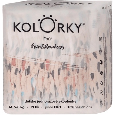 Kolorky DAY M 5-8kg Déšť&duhy 21ks