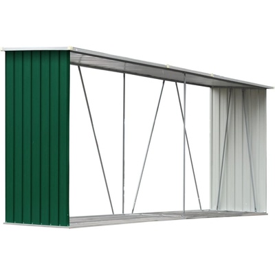 VidaXL Pozinkovaná ocel 330 x 84 x 152 cm zelený – Sleviste.cz