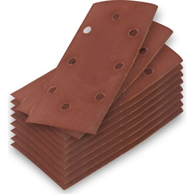 DEMA Brúsny papier pre vibračnú brúsku 93x185 mm K240, 10 ks