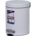 Eurogold SIRIUS 5l 19x24cm бял кош за педали 801205 WHITE (801205 WHITE)